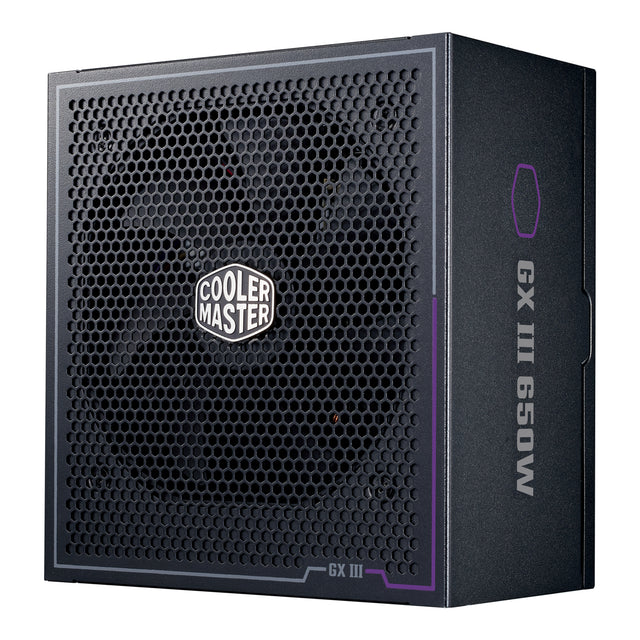 Cooler Master GX III Gold 650 unidad de fuente de alimentación 650 W 24-pines ATX ATX Negro, 100 - 240 V, Activo, 120 W