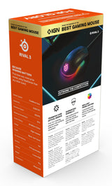 SteelSeries Mouse 62513, Producto Empresarial, Conexión USB, 16000 DPI