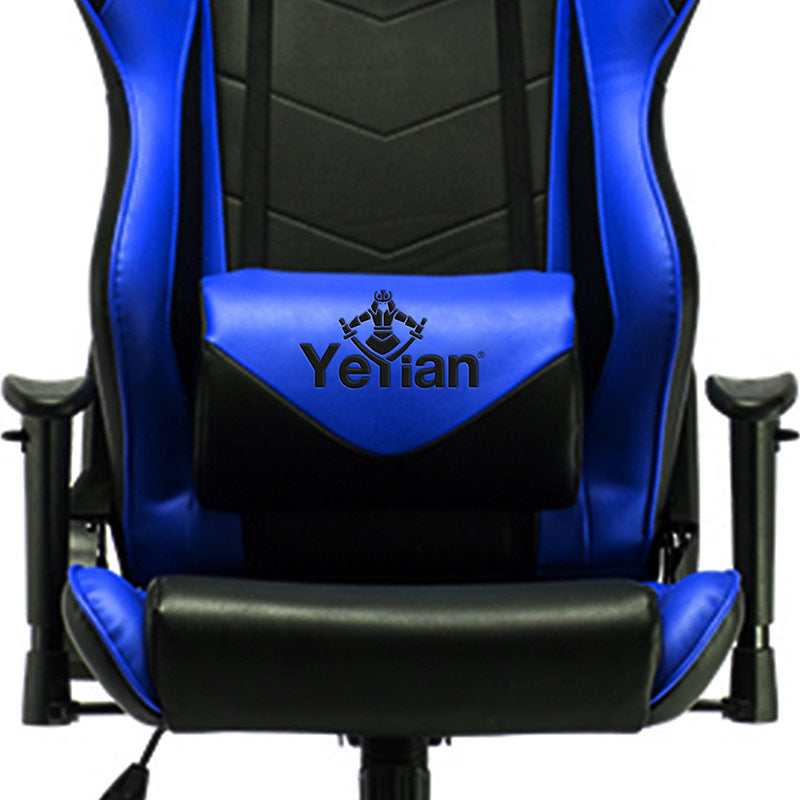 Yeyian Cadira 1150 Silla universal para juegos asiento acolchado Negro, Azul, respaldo acolchado