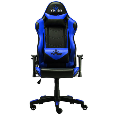 Yeyian Cadira 1150 Silla universal para juegos asiento acolchado Negro, Azul, respaldo acolchado