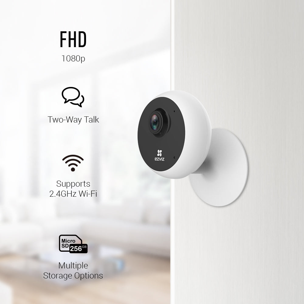 EZVIZ C1C Esférico Cámara de seguridad IP Interior 1920 x 1080 Pixeles Techo/Pared/Escritorio