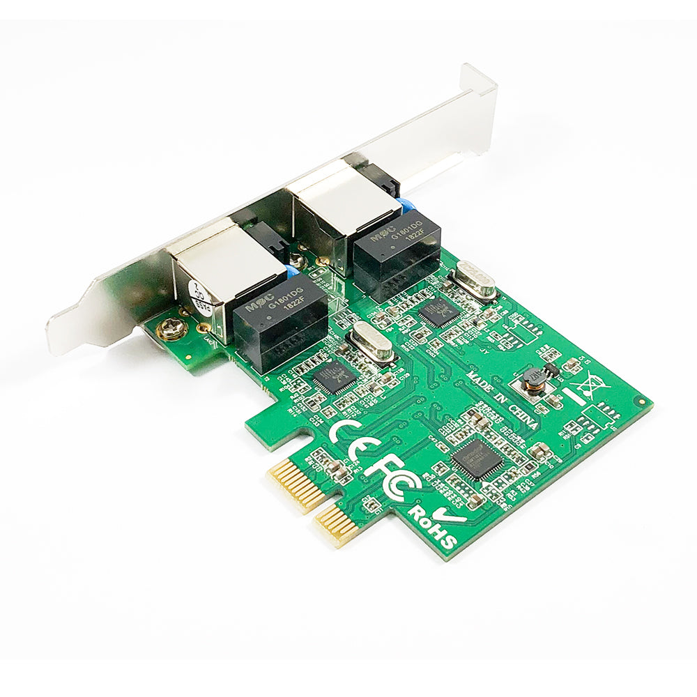 X-Media XM-NA3820 tarjeta de red Interno Ethernet 2000 Mbit/s, Alámbrico, PCI Express, Verde