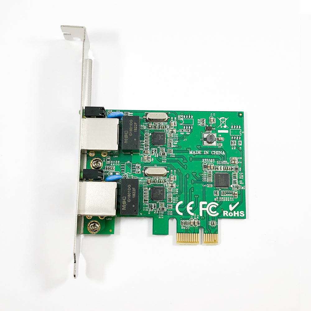 X-Media XM-NA3820 tarjeta de red Interno Ethernet 2000 Mbit/s, Alámbrico, PCI Express, Verde