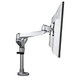 StarTech.com Brazo Articulado Prémium para Dos Monitores de hasta 27" (8Kg) - Soporte VESA de Altura Ajustable - Montaje Mordaza/Ojal en Escritorio - con Rotación, Inclinación y Giro - Plata Monitor Plata