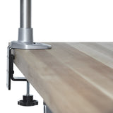 StarTech.com Brazo Articulado Prémium para Dos Monitores de hasta 27" (8Kg) - Soporte VESA de Altura Ajustable - Montaje Mordaza/Ojal en Escritorio - con Rotación, Inclinación y Giro - Plata Monitor Plata