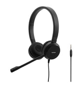 Lenovo Pro Wired Stereo VOIP Auriculares Auriculares Diadema Oficina/Centro de llamadas Negro