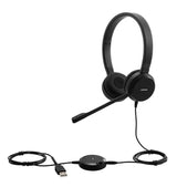 Lenovo Pro Wired Stereo VOIP Auriculares Auriculares Diadema Oficina/Centro de llamadas Negro