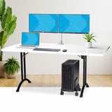 StarTech.com Carrito para Caja Torre de Ordenador - Carrito con Ruedas para CPU - Soporte Ajustable para CPU - de Acero