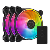 Ventilador Cooler Master MFL-B2DN-213P2-R2, 1200RPM, 120mm, 4-Pin PWM