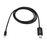 StarTech.com Cable de 2m de Transferencia de Datos para Mac y Windows USB 3.0 USBC a USBA - USB Tipo C Cables USB USB 3.