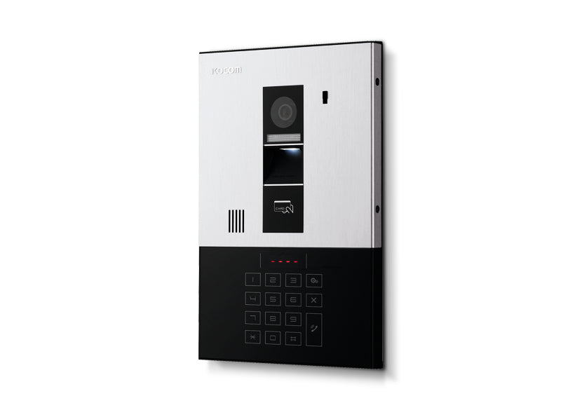 Kocom KLP-D410 sistema de intercomunicación de video Negro, Acero inoxidable