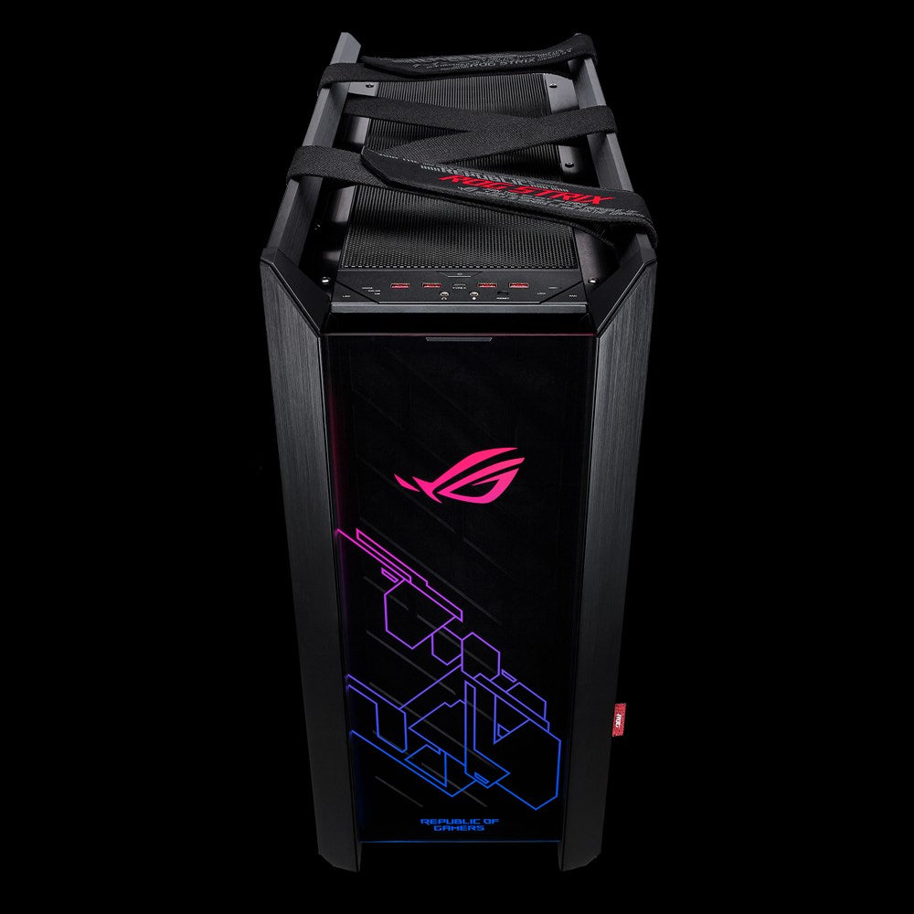 ASUS ROG Strix Helios carcasas ordenador Aluminio, Vidrio templado Midi Tower PC Negro