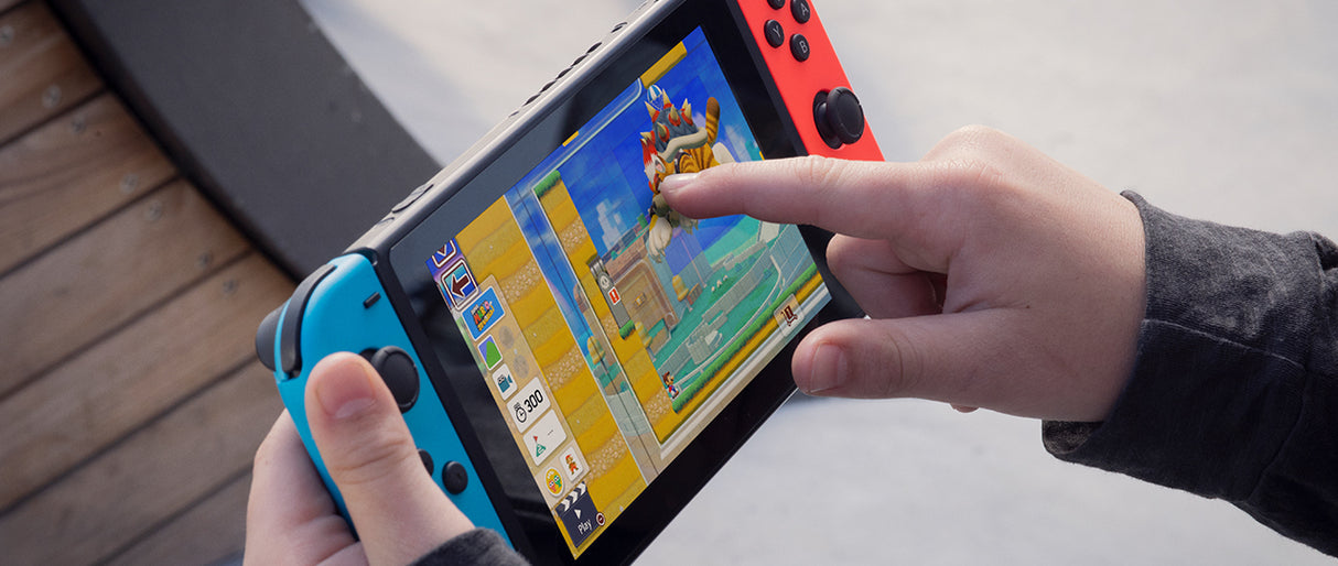 Nintendo Switch V2 2019 videoconsola portátil 15.8 cm (6.2") 32 GB Pantalla táctil Wifi Negro, Azul, Rojo, Analógico/Dig