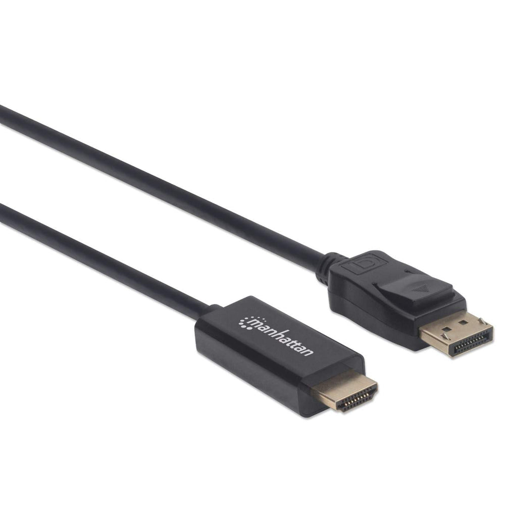 Manhattan Cable DisplayPort a HDMI 1080p Cable Derecho Derecho Oro 3 m