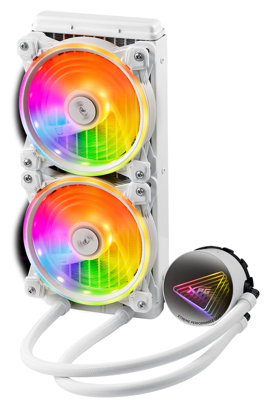 XPG LEVANTE X 240 Blanco sistemas de refrigeración para ordenadores Procesador Sistema de refrigeración híbrido 12 mm LGA 2066