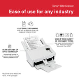 Visioneer XEROX D50 DOCUMENT SCANNER Escáneres 216 x 6096 mm 600 x 600 DPI Escáner con alimentador automático de documen