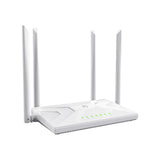 Netis System AC1200 Wireless Dual Band Router router inalámbrico Doble banda (2,4 GHz / 5 GHz) Blanco, Wi-Fi 5 (802.11ac