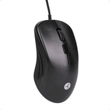 TechZone TZACMOA01 ratón Hogar Ambidiestro USB tipo A IR LED 1200 DPI, Negro