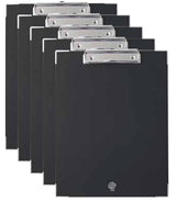 Techmakro KITTB5NG portapapeles Carta Cloruro de polivinilo (PVC), Caja de cartón Negro, 240 mm, 330 mm