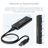 StarTech.com Caja USB 3.0 (5Gbps) a SSD M.2 de Aluminio con UASP - Negro - SATA NGFF M.2 con B Key y B+M Key - Caja Port