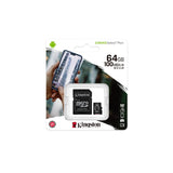 Tarjeta de Memoria Micro SDXC Kingston 64GB Clase 10 A1, 100MB/s, UHS-I