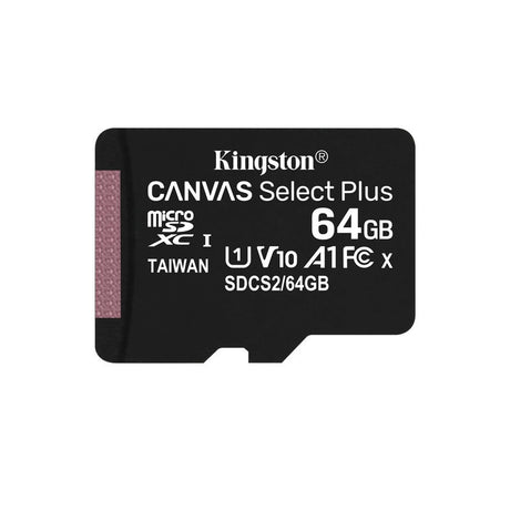 Tarjeta de Memoria Micro SDXC Kingston 64GB Clase 10 A1, 100MB/s, UHS-I
