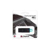 Memoria Flash Kingston 64GB USB 3.2 Gen 1 Alta Velocidad y Capacidad