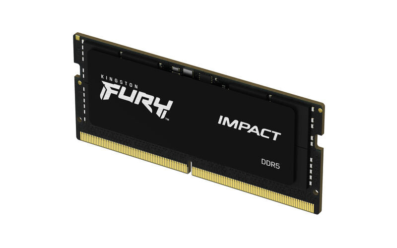 MEMORIA SODIMM DDR5 FURY IMPACT 16GB 6400MHZ CL38 XMP, Alto Rendimiento y Baja Latencia