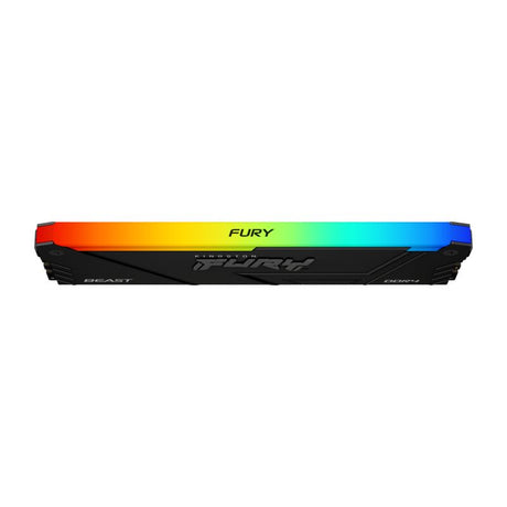 MEMORIA DDR4 KINGSTON FURYBEAST RGB 16GB 3200MHZ DIMM, Alto Rendimiento, Compatible con Overclocking, Diseño RGB Dinámico