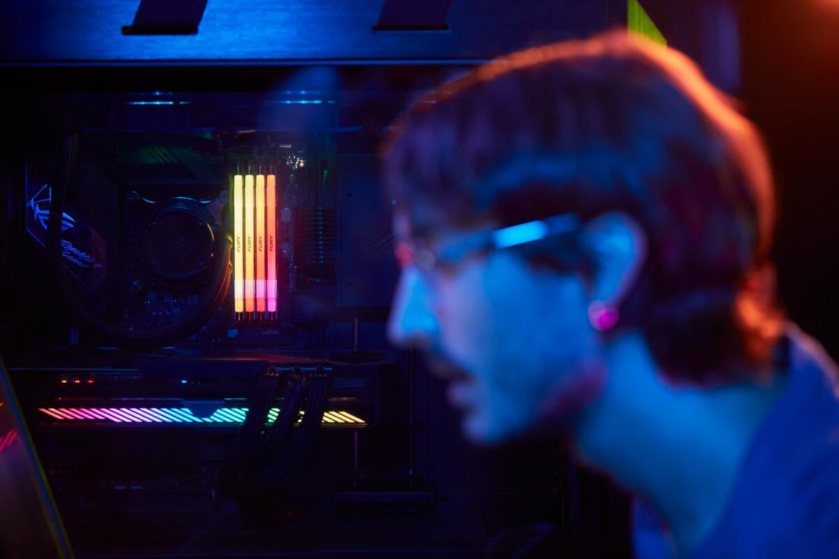 Kingston Technology 48GB 6000MT/s DDR5 CL32 DIMM FURY Renegade RGB XMP Memoria RAM Si 32 48 GB 1 x 48 GB