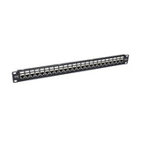 Tripp Lite N254-024-SH-6A Panel de Conexiones de Alimentación Cat6a, Ethernet RJ45, Blindado STP de 