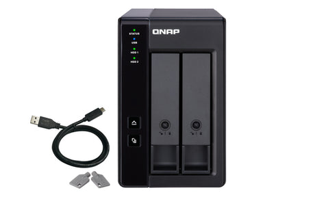 QNAP TR-002 Cajas para discos duros externos 2.5/3.5 " Serial ATA II, Serial ATA III Si