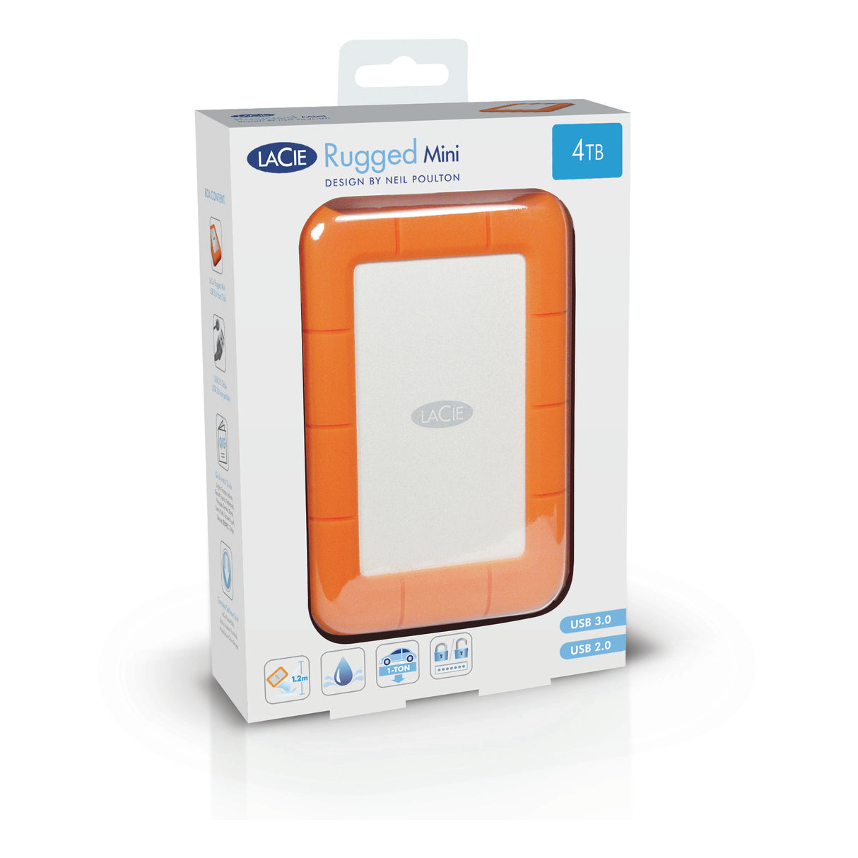 LaCie Rugged Unidades externas de estado sólido 2 TB Si USB Tipo C