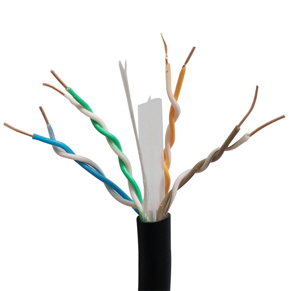 BOBINA  XCASE 100M NEGRO CAT6 .50MM