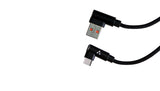 CABLE VORAGO CAB-307 USB A TIPO C 2.4A 90 GRADOS NEGR