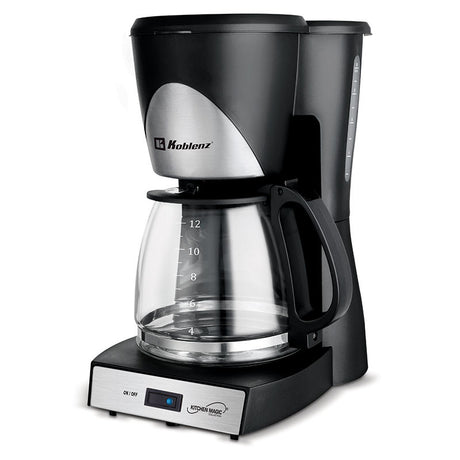 Cafetera de Goteo Koblenz CKM-212 IN 1000 W, 1.5 L, 12 Tazas, Negro