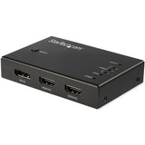 StarTech.com Switch Conmutador de Vídeo HDMI de 4 Puertos - 3x HDMI y 1x DisplayPort - 4K 60Hz Conmutadores de vídeo HDM
