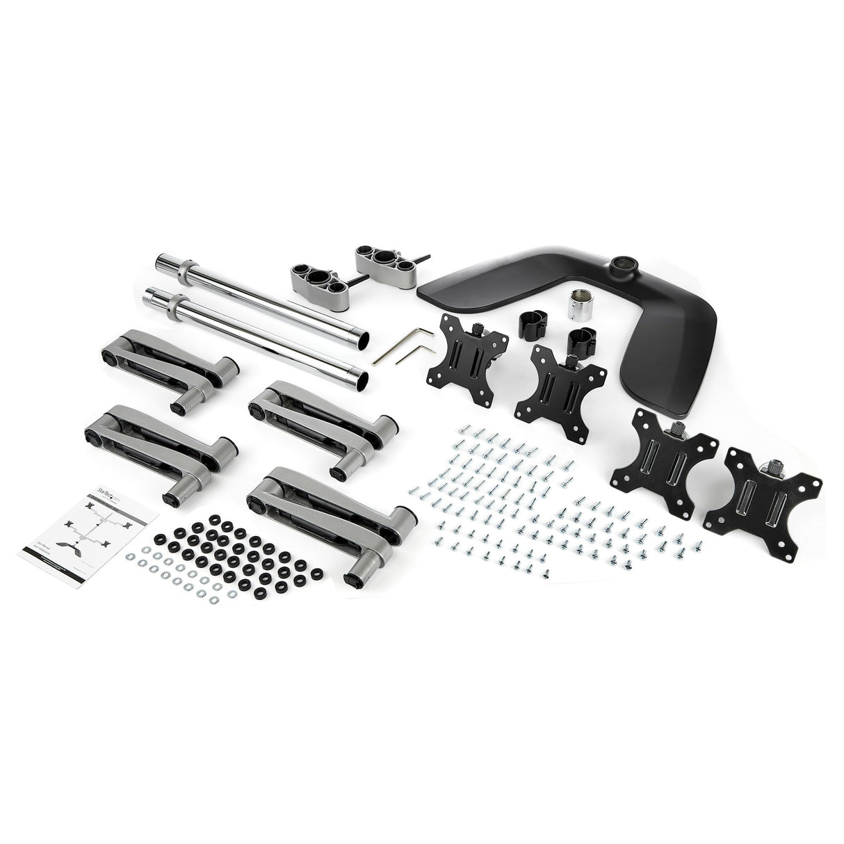 StarTech.com Base Soporte de Escritorio para 4 Monitores - Articulado - En Acero y Aluminio Soportes para monitores 4 81