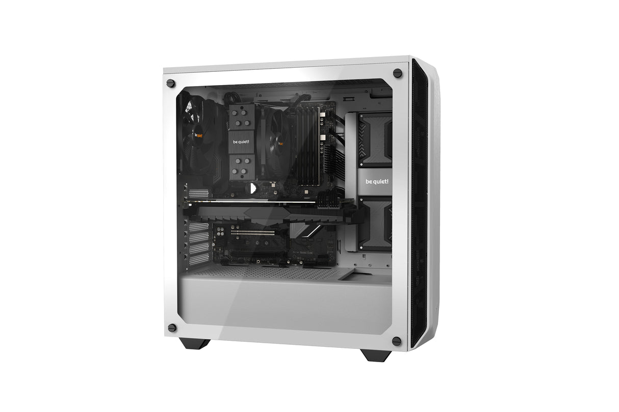 be quiet! BGW35 carcasas ordenador Midi Tower PC Blanco ATX, Mini-ATX, Mini-ITX