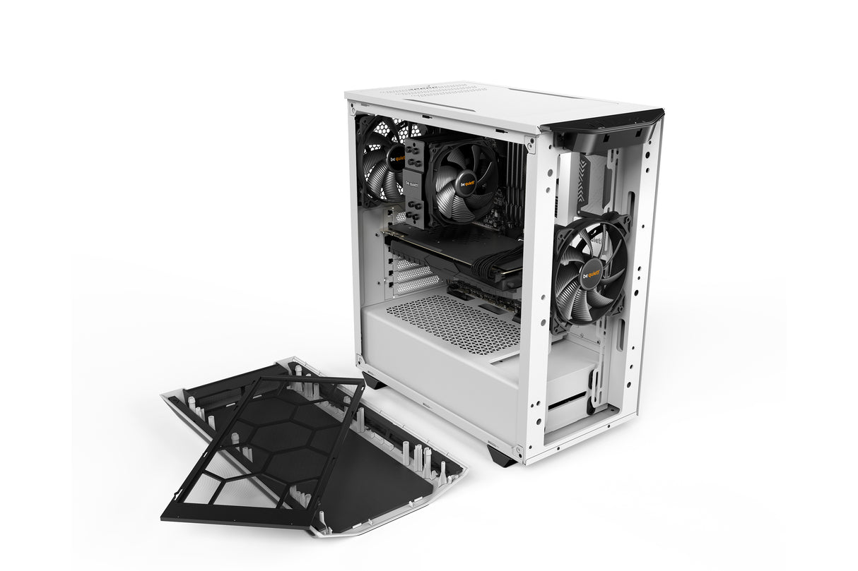 be quiet! BGW35 carcasas ordenador Midi Tower PC Blanco ATX, Mini-ATX, Mini-ITX