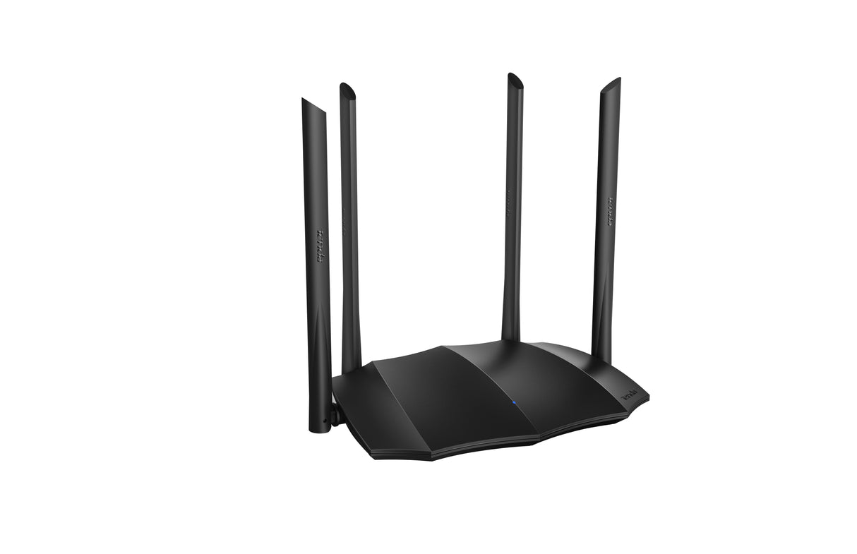 Tenda AC8 router inalámbrico Gigabit Ethernet Doble banda (2,4 GHz / 5 GHz) Negro, Wi-Fi 5 (802.11ac), Router de mesa