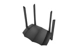 Tenda AC8 router inalámbrico Gigabit Ethernet Doble banda (2,4 GHz / 5 GHz) Negro, Wi-Fi 5 (802.11ac), Router de mesa