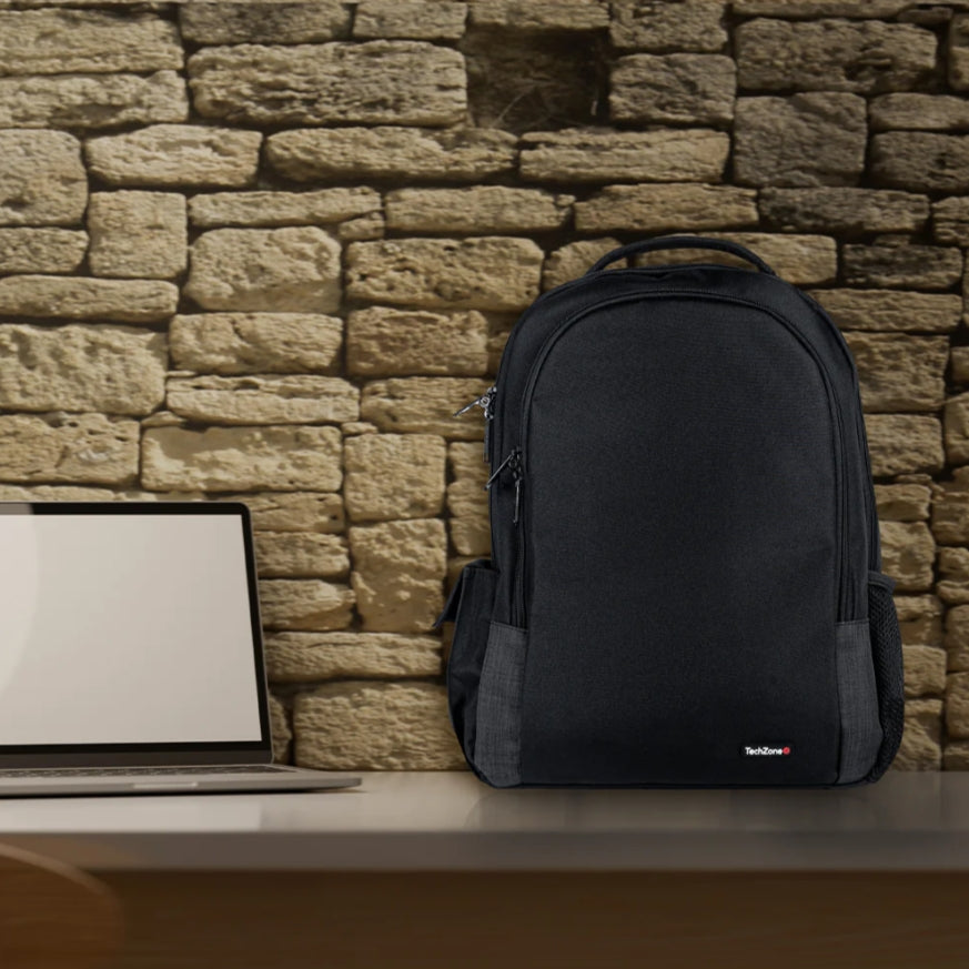 TechZone TZ21LBP04 maletín para laptop 39.6 cm (15.6") Mochila Negro, Tirante para hombro