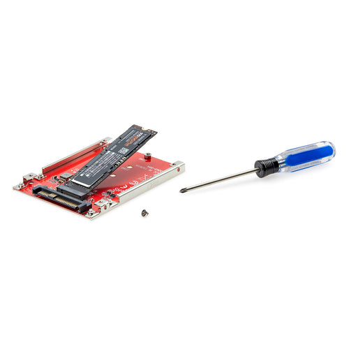 StarTech.com Adaptador M.2 a U.3 para SSDs M.2 NVMe - Conversor Adaptador de Host de Unidad M.2 PCIe a U.3 de 2,5 (SFF-T