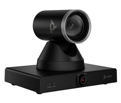 HP Poly Cámara inteligente Poly Studio E60 4K con zoom óptico de 12 aumentos y MPTZ Cámaras de videoconferencia 8 MP 8 M
