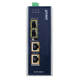 PLANET IGUP-2205AT convertidor de medio 1000 Mbit/s Multimodo, Monomodo Azul