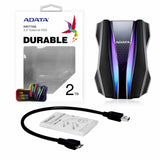 ADATA HD770G discos duros externos 2 GB 2.5 cm (2.5") 3.2 Gen 1 (3.1 Gen 1) Negro