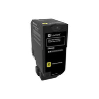 Lexmark 74C4HY0 cartucho de tóner 1 pieza(s) Original Amarillo, 12000 páginas