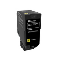 Lexmark 74C4SY0 cartucho de tóner 1 pieza(s) Original Amarillo, 7000 páginas