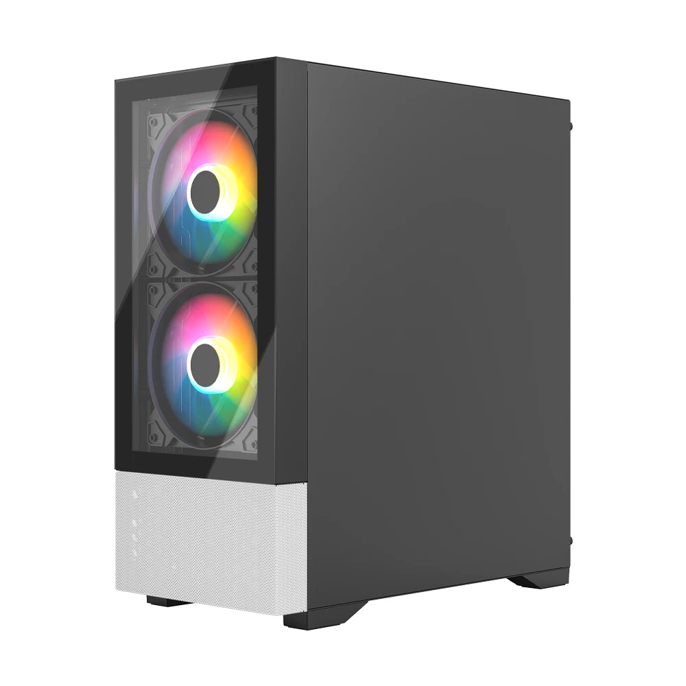 Balam Rush Nitrox Crystal 5500 CBW Midi Tower Negro, Blanco